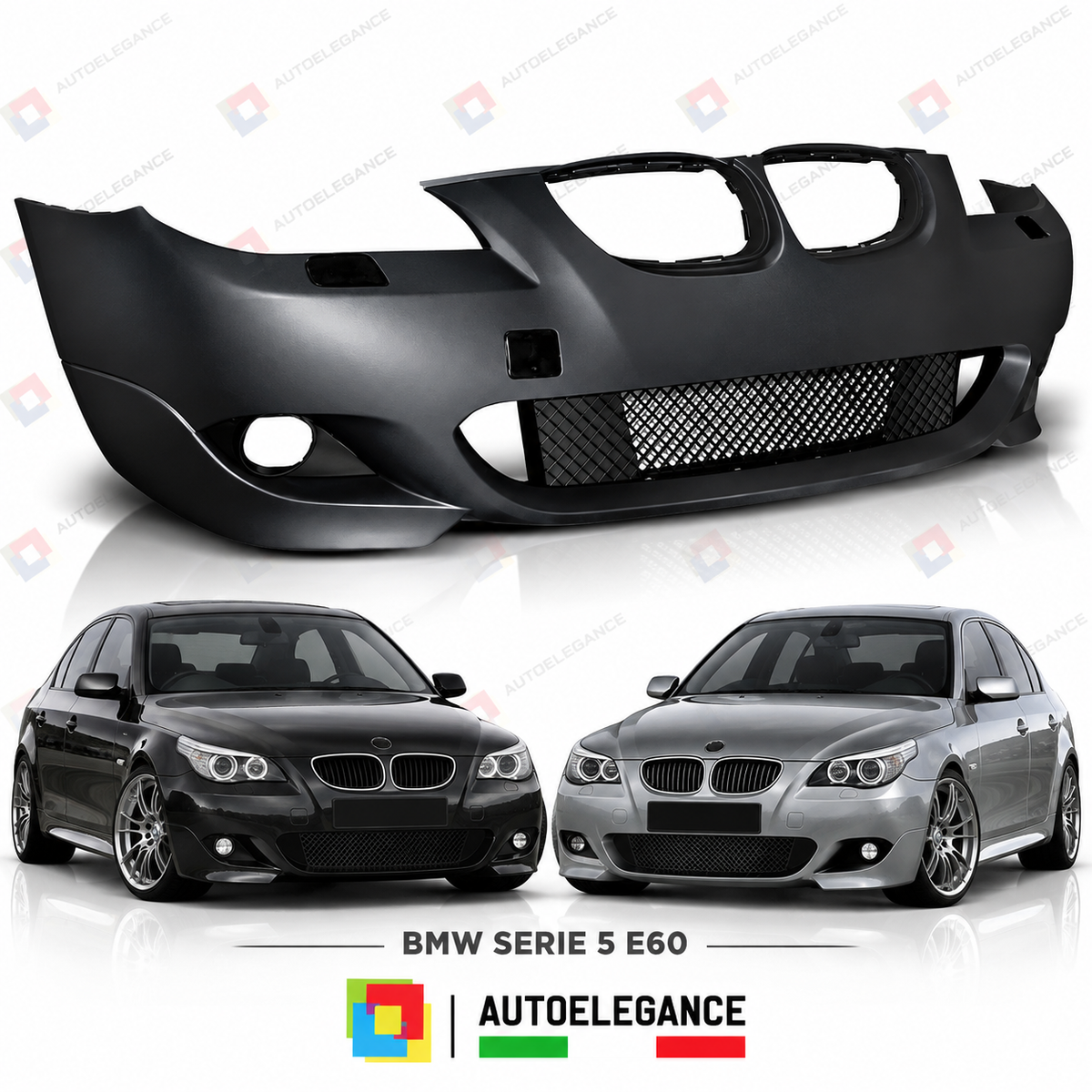 PARAURTI ANTERIORE SPORT ADATTO PER BMW E60/E61 07.03-10