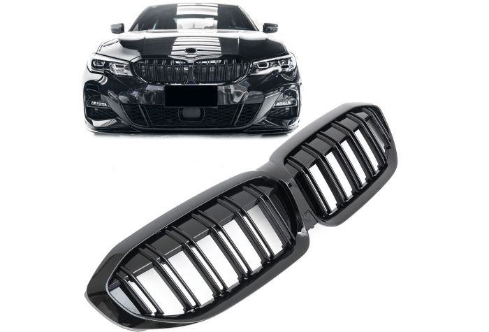 ☀ GLOSS BLACK RADIATOR GRILLE SUITABLE FOR BMW 3 SERIES G20 G21☀