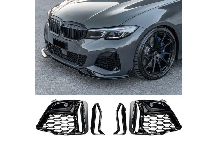Griglia paraurti adatta per BMW Serie 3 G20 G21 pre-LCI con pacchetto M-Sport 2019-2022