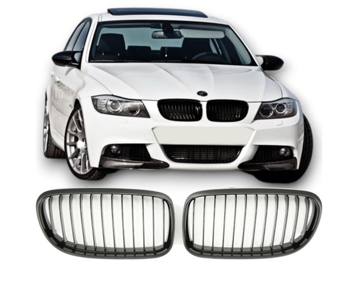 💕 GRIGLIA SPORTIVA 08+ GLOSS NERO BMW E90 E91💕