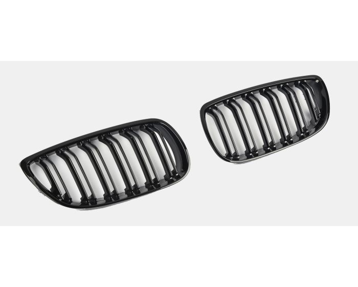 🔥ART.2718 Griglia Sportiva Doppia Lamella Nero Lucido per BMW E92 / E93🔥