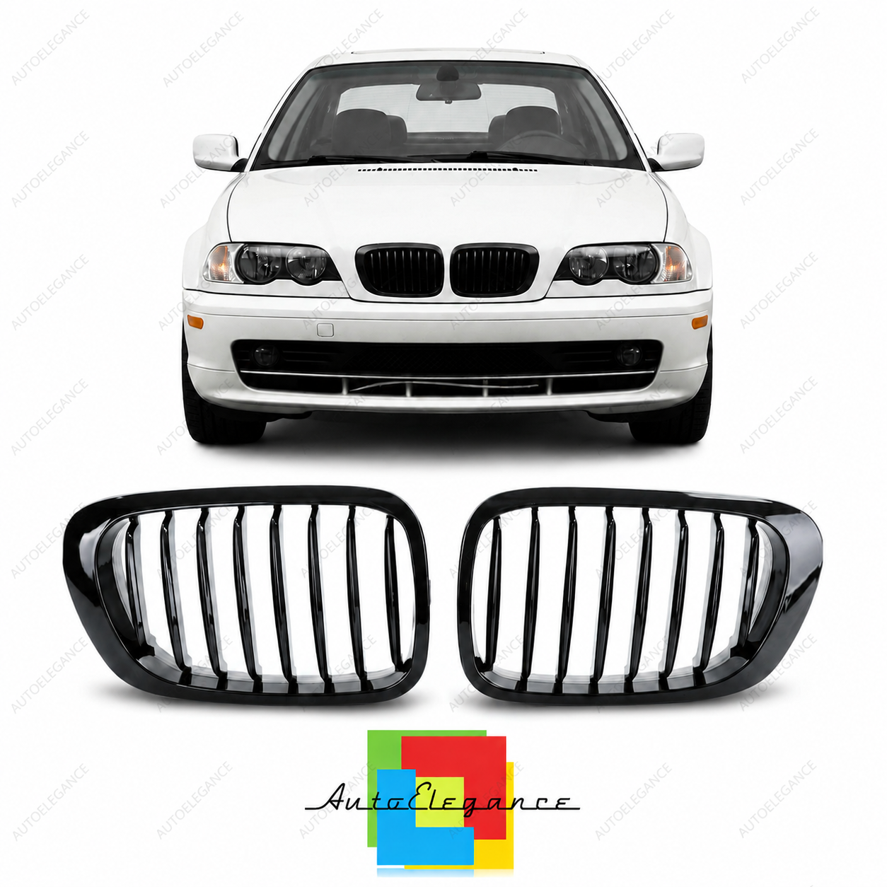 SPLITTER SUITABLE FOR VW GOLF 8 GTI GTD RLINE LOOK GLOSSY BLACK SPORTY DESIGN