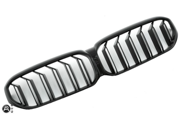 ✨GLOSS BLACK DOUBLE BRACKET RADIATOR GRILLE FOR BMW 5 SERIES G30 G31 LCI SPORT✨