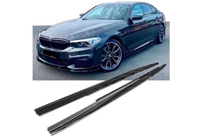 ⭐MINIGONNE LATERALI ADATTO PER BMW SERIE 5 G30 G31 2017-2024 (SET / ABS)⭐