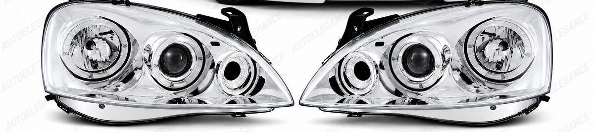 ART.6125 FARI ANTERIORI ADATTO PER OPEL CORSA C 2000 - 2006 LED