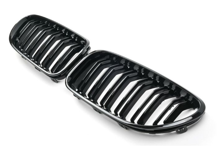✨GRIGLIA SPORT GRIGLIA DOPPIA BARRA NERO LUCIDO PER BMW SERIE 6 F06 F12 F13✨