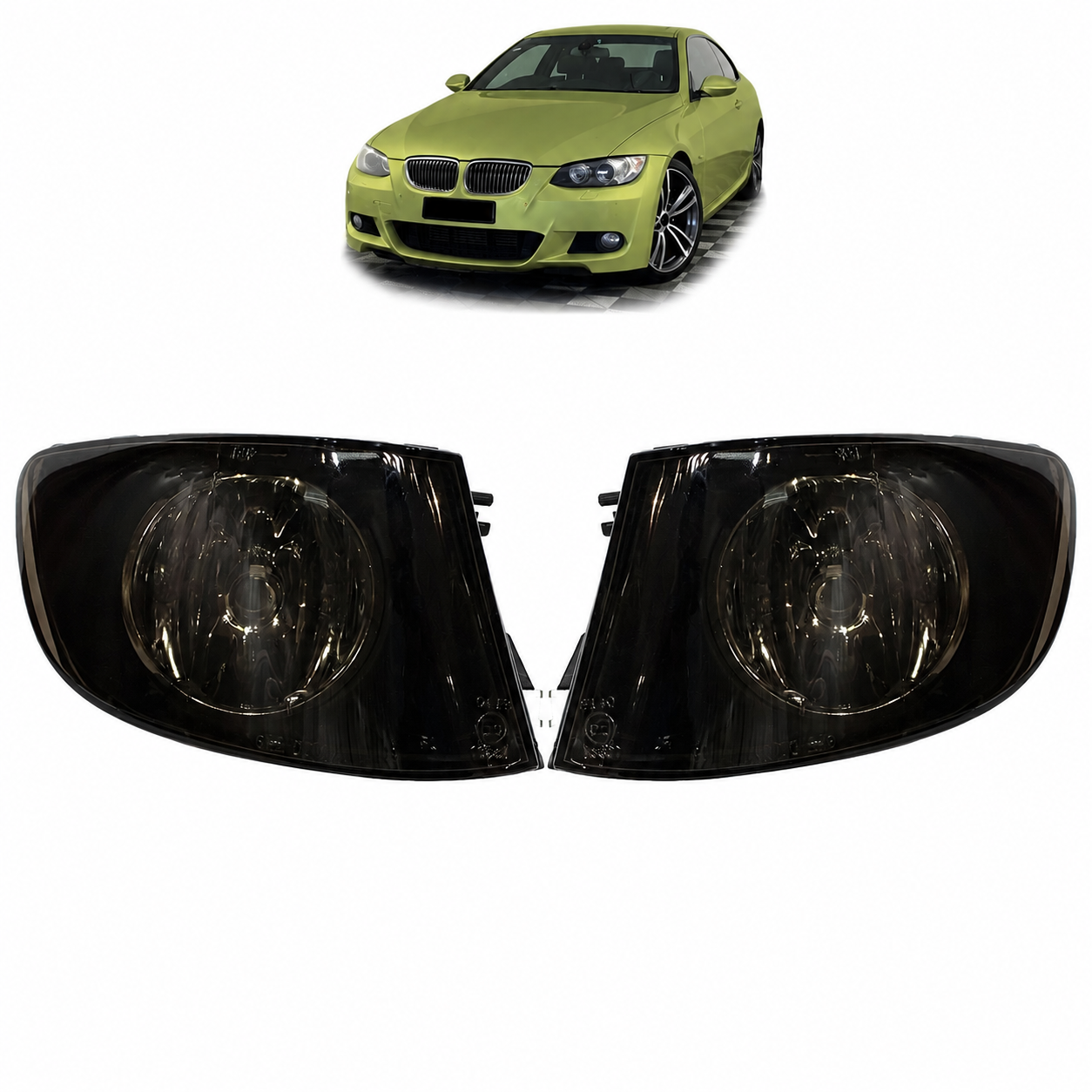 👉Set fari fendinebbia fumé adatto per BMW Serie 3 E92 Coupé E93 Cabrio 06-13👈