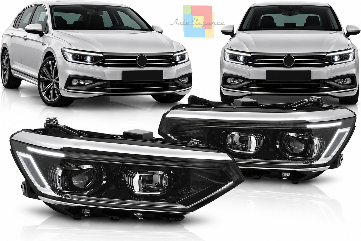 FARI FULL LED SEQ DRL ADATTI PER VW PASSAT B8 19-23