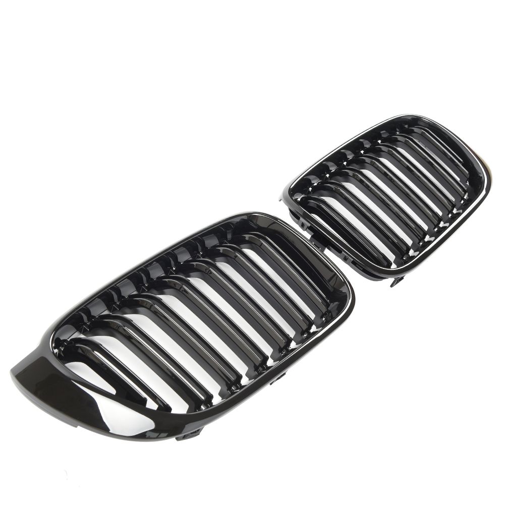 🔥ART.2710 Griglia sportiva a doppia stecca nera lucida per BMW X3 F25 /X4 F26🔥