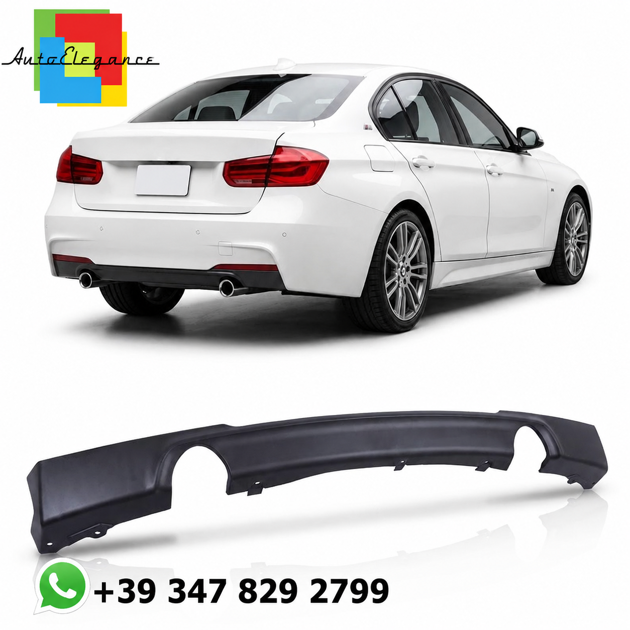SPLITTER SUITABLE FOR VW GOLF 8 GTI GTD RLINE LOOK GLOSSY BLACK SPORTY DESIGN