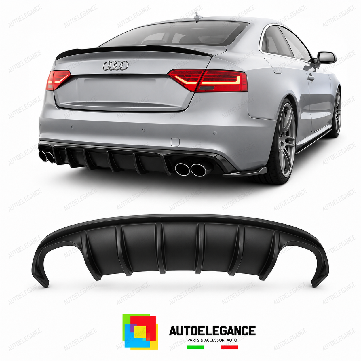 DIFFUSORE AUDI A5 B8 8T 12-16 LOOK S-LINE