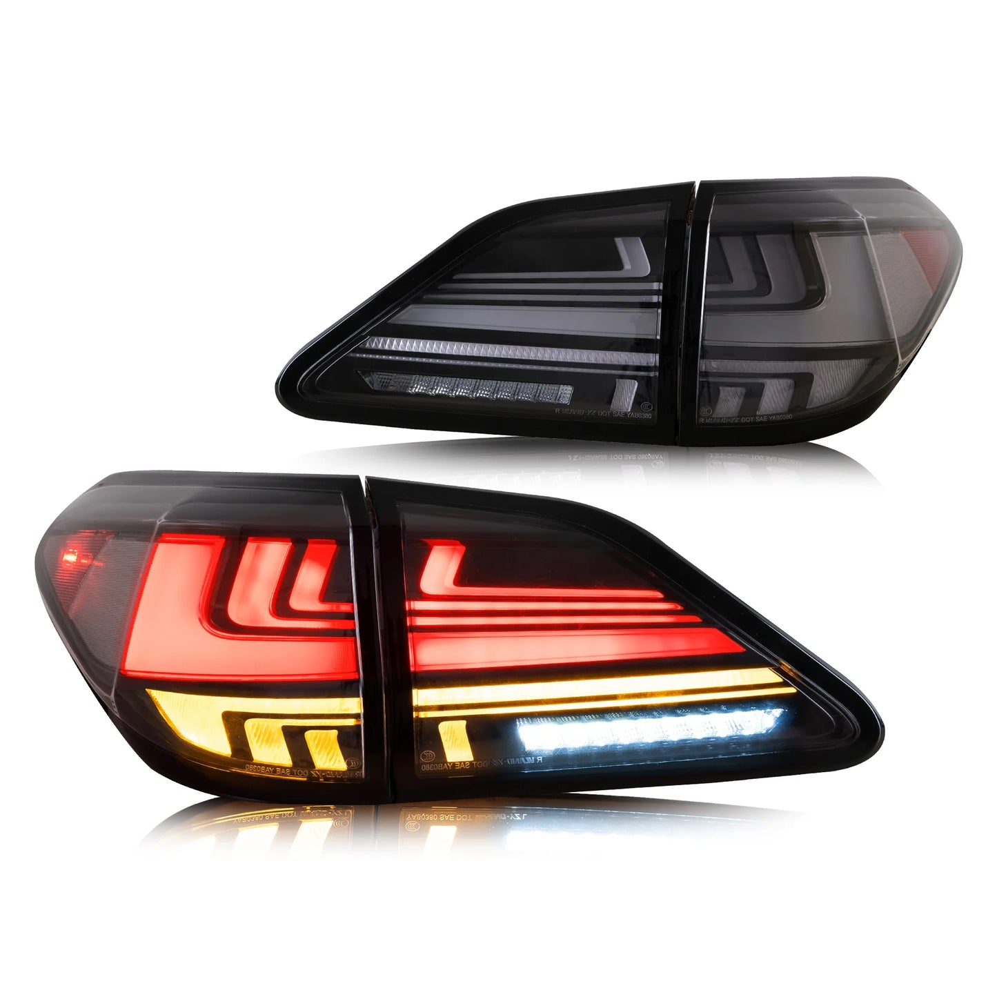Fanali posteriori Full LED per Lexus RX 270/330/350/450H 2009-2014 con animazione di avvio