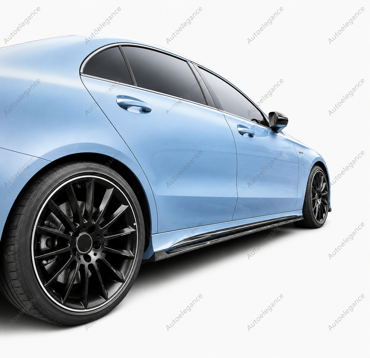 š„MINIGONNE LATERALI CLASSE A W177 CLA 200 HATCHBACK AMG LINE FIBER CARBONIš„