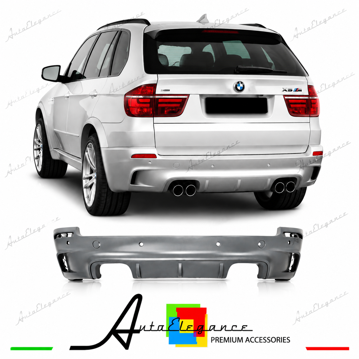 PARAURTI POSTERIORE BMW X5 E70 11-13 LOOK M