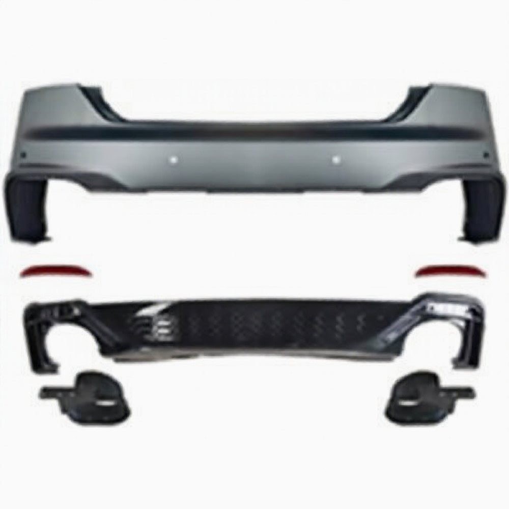 ART.5123 PARAURTI POSTERIORE AUDI A5 F5 2016+ SPORTBACK COUPE CABRIO LOOK RS