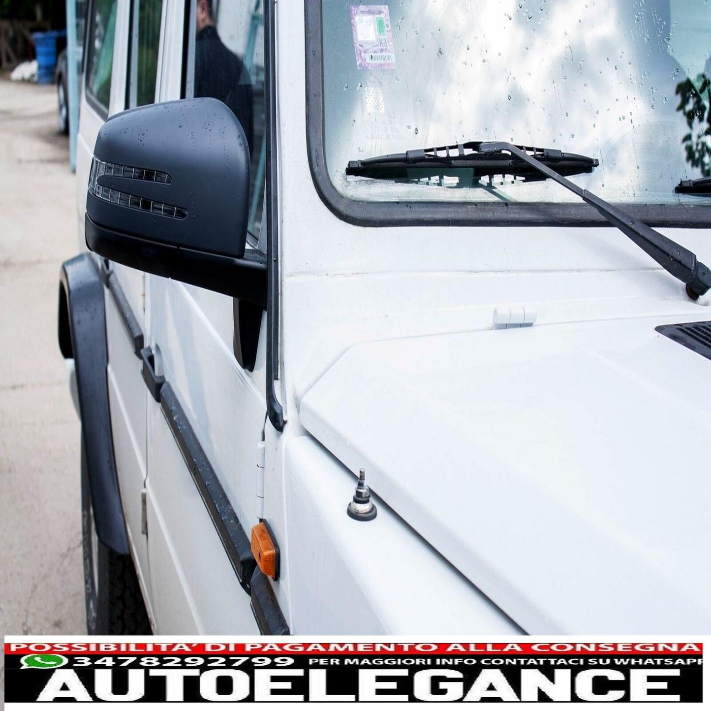 Assemblaggio specchietti completo per Mercedes G W463 89-18 luci LED SMD nero-mostra il titolo originaleTesto originaleAssemblaggio specchio completo per Mercedes G W463 89-18 luci LED SMD nero