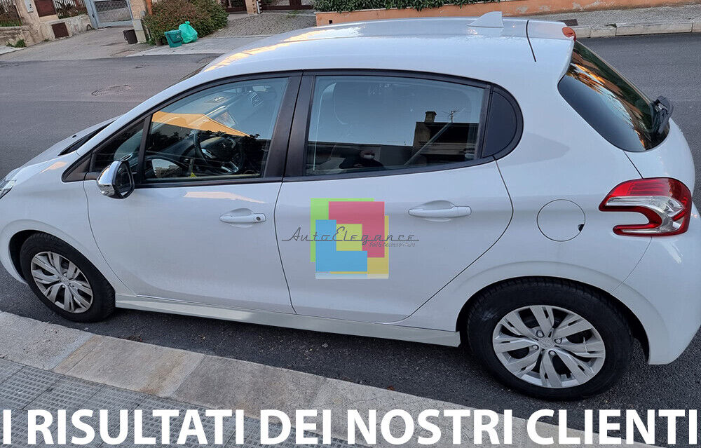 MINIGONNE ADATTE A PEUGEOT 208 SPOILER ABS DESIGN SPORT SOTTO PORTA ..-