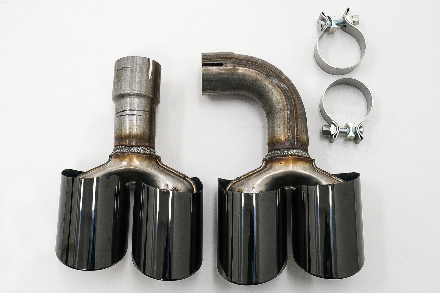 Paraurti diffusore doppi terminali di scarico per BMW X3 G01 LCI M-Sport 2021+ nero-mostra il titolo originaleTesto originaleStoßstange Diffusor Doppel Endrohre für BMW X3 G01 LCI M-Sport 2021+ Schwarz