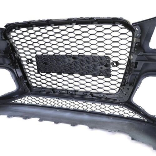 Front Bumper + Grille Without Emblem Black Fit For Audi Q5 8R 2012-2016