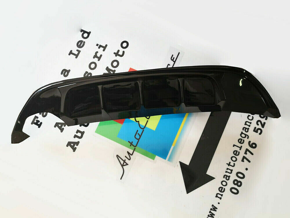 DIFFUSORE SOTTO PARAURTI POSTERIORE PER VW GOLF 7 2012-2016 DOPPIO SINISTRO 0064