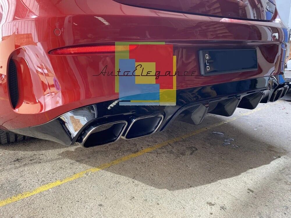 DIFFUSER SUITABLE FOR MERCEDES E CLASS C238 A238 AMG 2016-2019 E63 GLOSSY LOOK