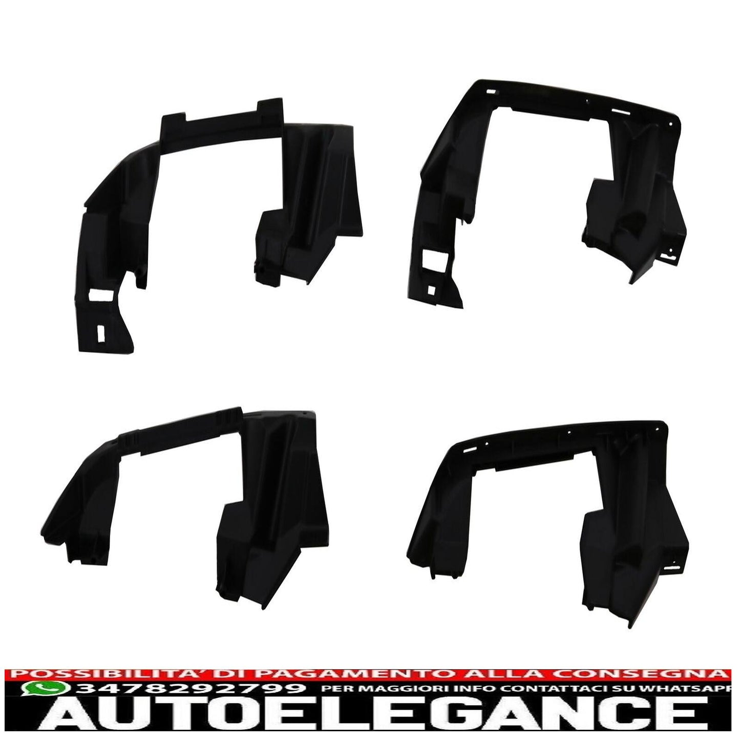 Black Rear Diffuser for MERCEDES A-Class W176 Facelift 2012-2018 A45 Look