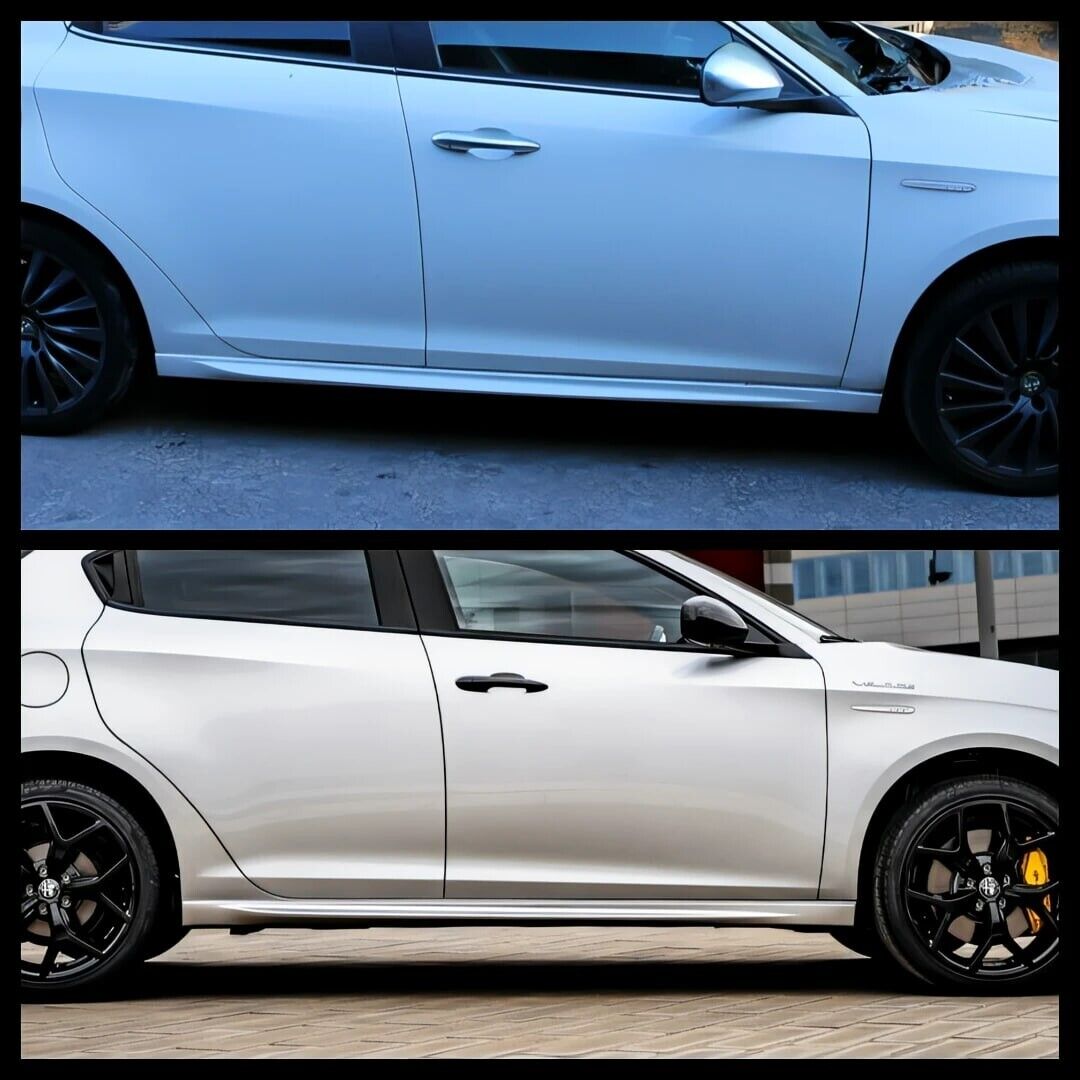 COPPIA MINIGONNE LATERALI ABS - ALFA ROMEO GIULIETTA LOOK VELOCE 0811 AUTOELEGANCERICAMBI