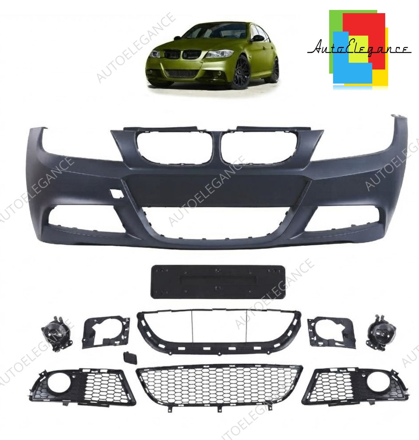 👉Fari fendinebbia anteriori sportivi compatibili con BMW Serie3 E90 E91 08-11👈