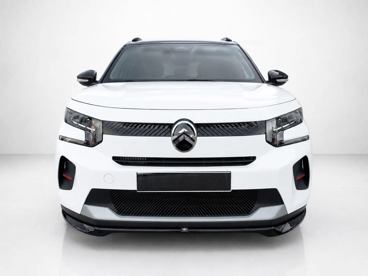 👉Splitter anteriore per Citroën C3 MK4 (2024-) ABS nero lucido👈