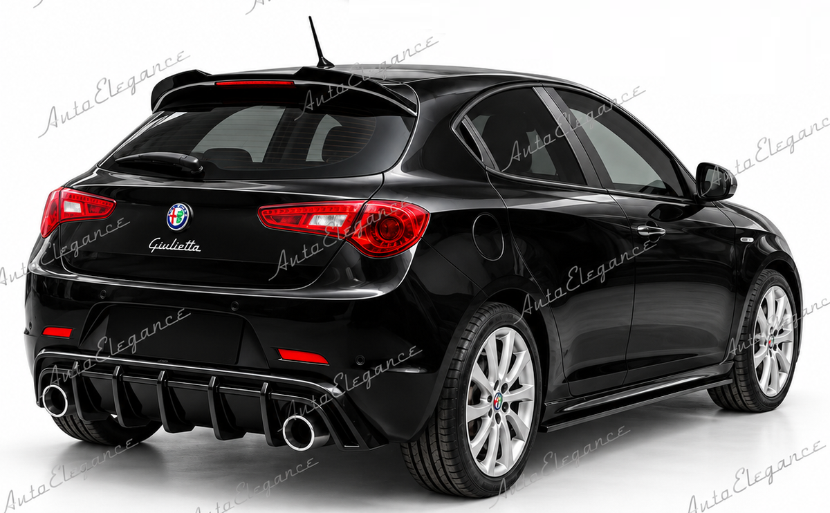 👉ART.1850 SPOILER ADATTO PER ALFA ROMEO GIULIETTA 2010-2020 NERO LUCIDO👈
