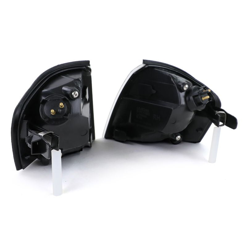 Coppia Frecce Anteriori Cristallo Cromate per Mercedes Classe C W202 (1993–2001)