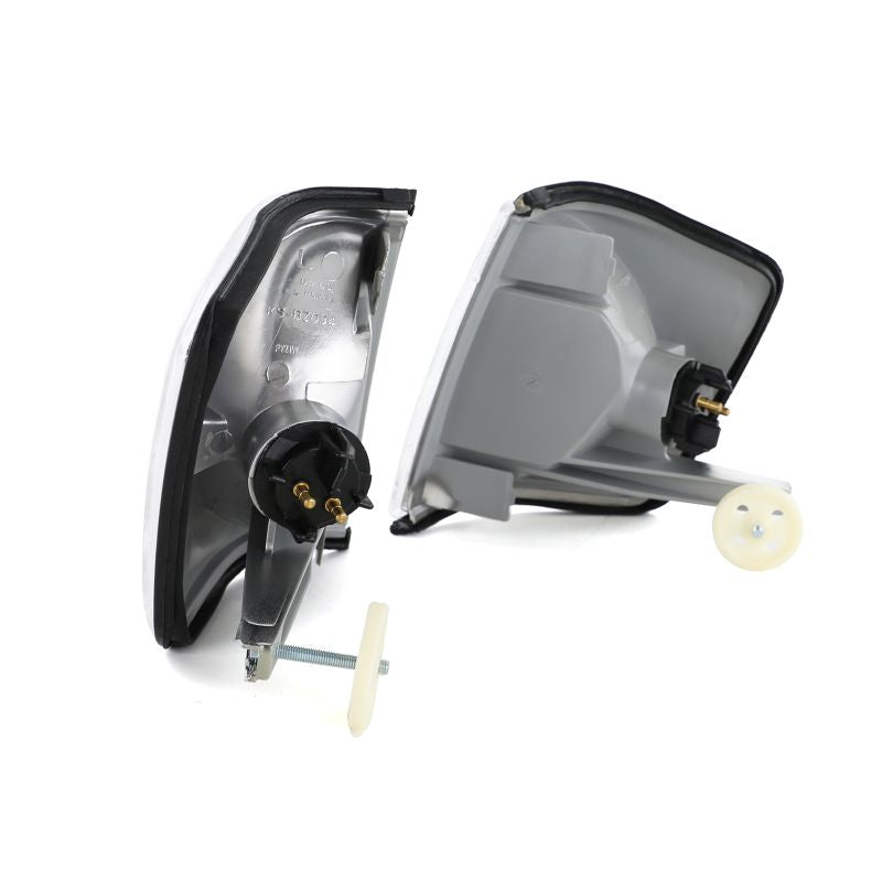Coppia Frecce Cromate Mercedes 190 W201 1982-1993 con Portalampada