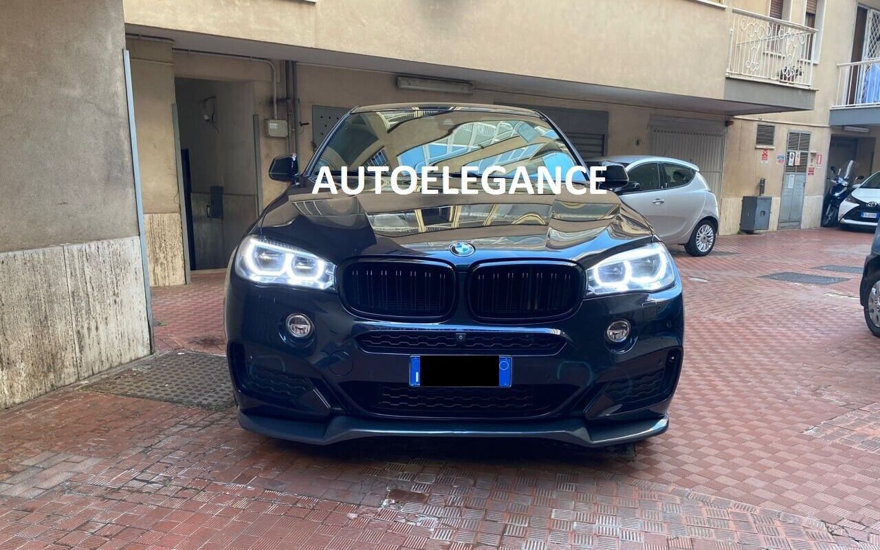 SPLITTER suitable for BMW F15 2014+ X5 Series Front Lip AM Sport Gloss Black