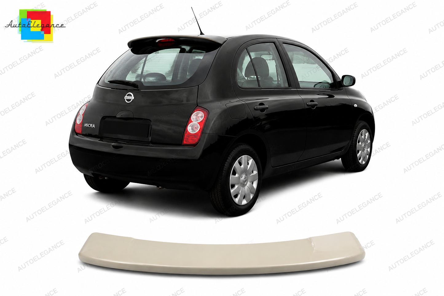 👉Spoiler Tetto Posteriore per Nissan Micra K12 2002-2010 PU👈