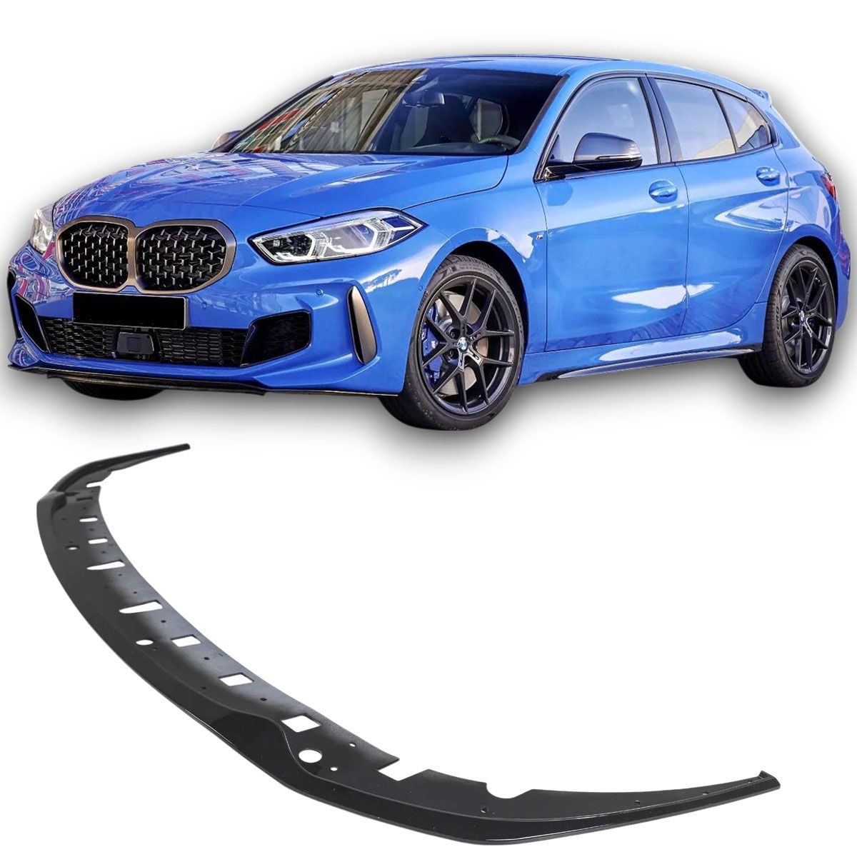 6320⭐Splitter adatto per BMW Serie 1 F40 F41 con pacchetto M-Sports⭐