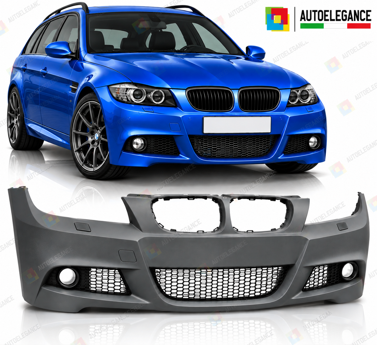 PARAURTI ANTERIORE SPORT adatto per BMW E90/E91 09-11 LOOK M