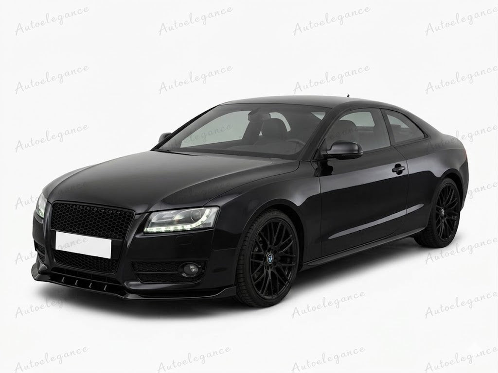 🔥ART.9976 SPLITTER ANTERIORE PER AUDI A5 B8 / 8T NERO LUCIDO / 2007 - 2011🔥