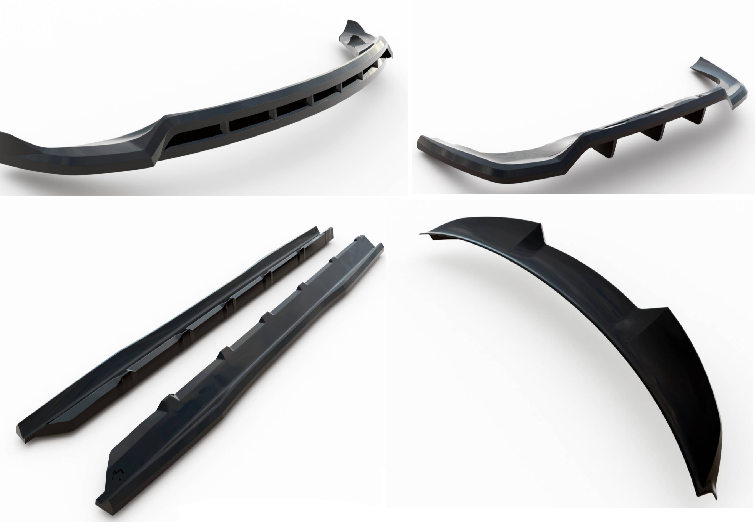 π Bodykit adatto per Mercedes-Benz GLC Coupe AMG-Line C254π