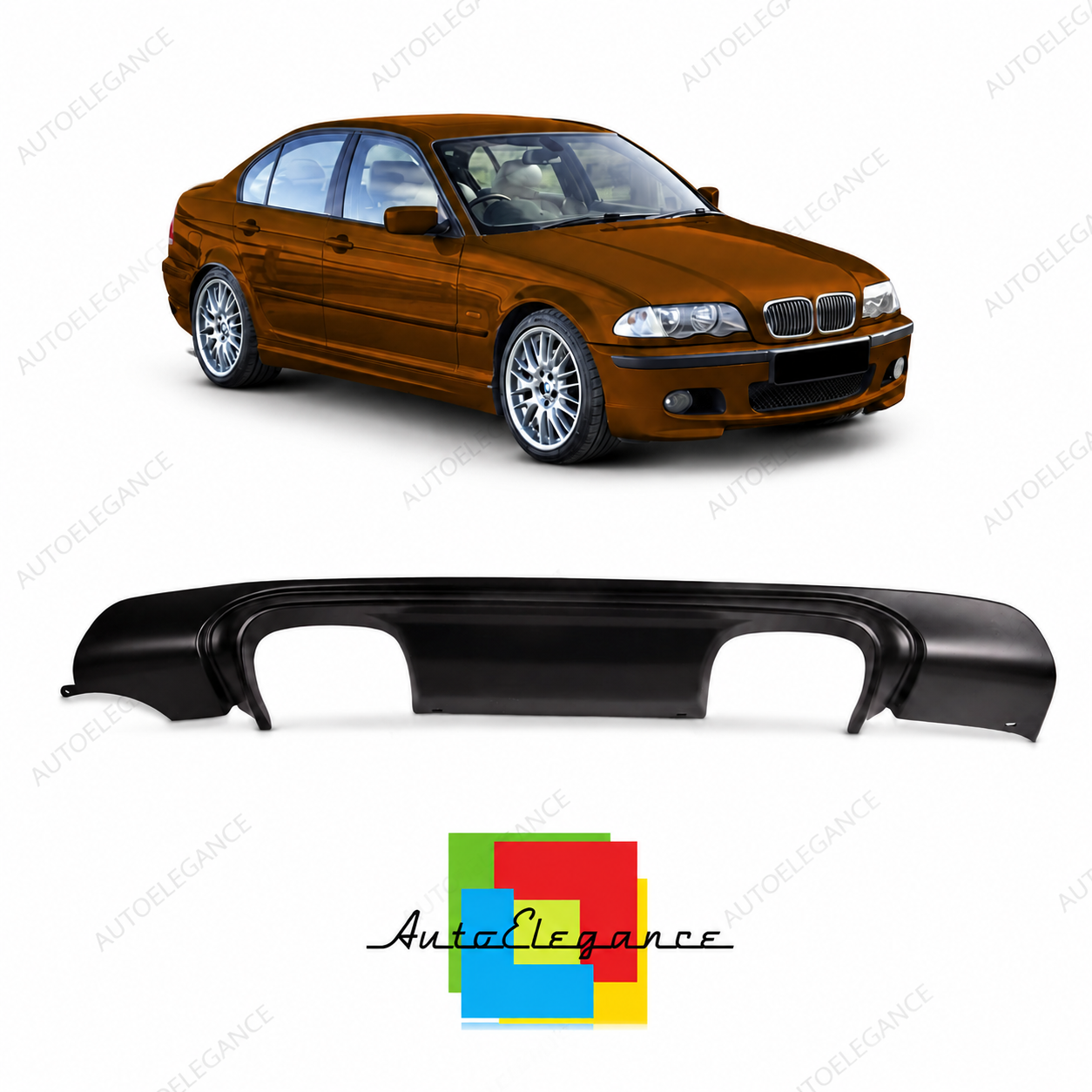👉Diffusore Posteriore per BMW Serie 3 E46 Coupé/Cabrio/Berlina/Touring 98-05👈