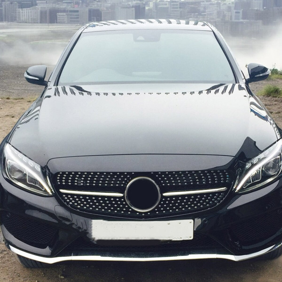 💎Grill suitable for Mercedes C-CLASS W205 FACELIFT DIAMANT💎