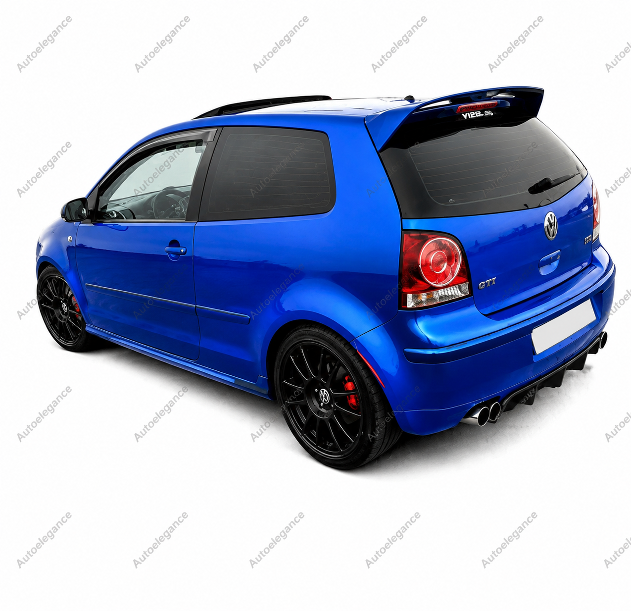 🔥ART.9928 SPOILER POStERIORE STILE OT NERO LUCIDO PER VW POLO MK4 9N OT 01-09🔥