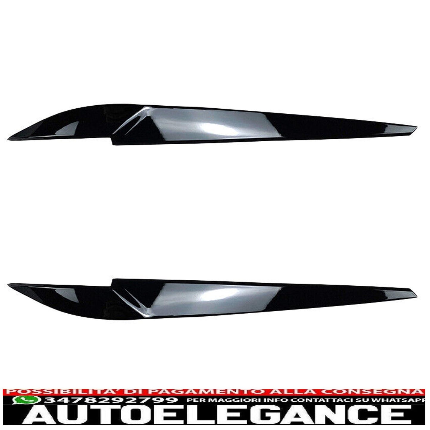 Parafanghi grosso sguardo nero lucido per BMW