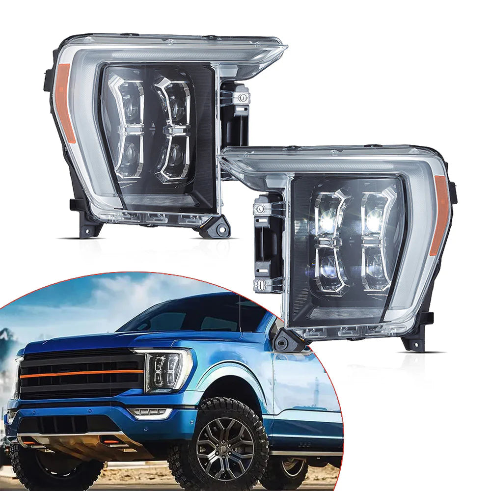 Fari a proiettore LED adatti per Ford F150 2021 2023 14a generazione F-150 Raptor 2021-2023