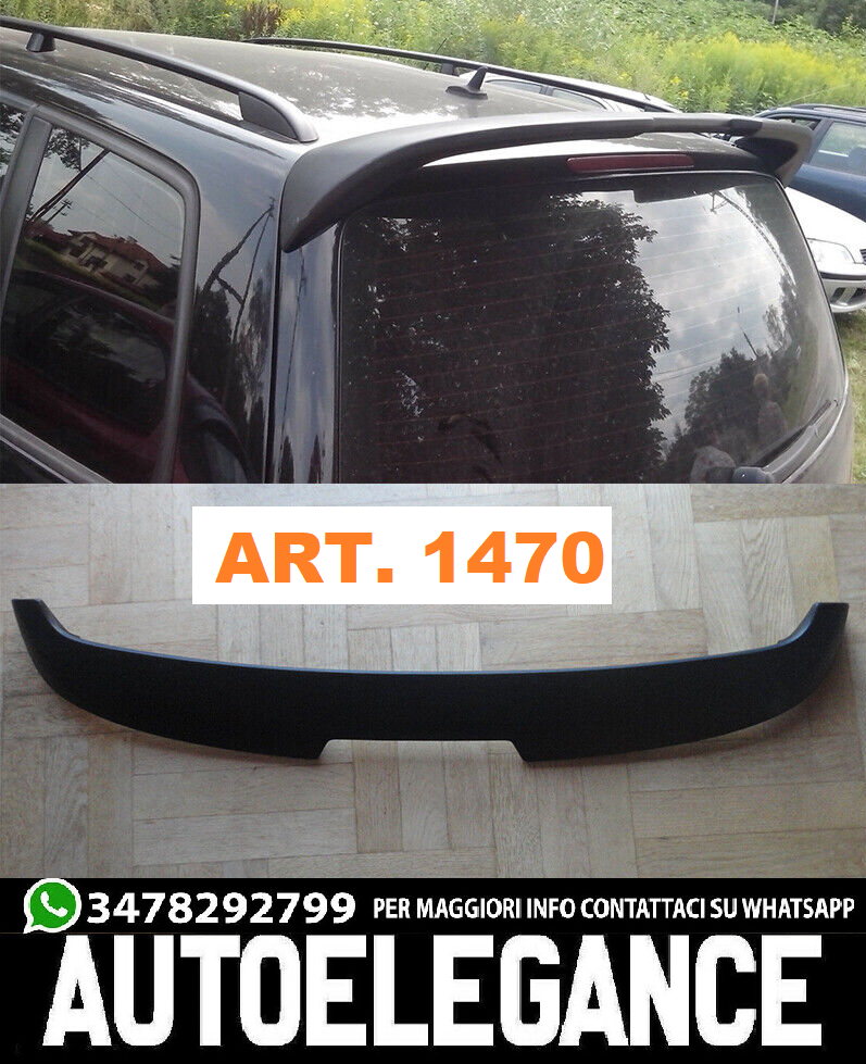SPOILER SUL TETTO VW TOURAN 2003-2010 ALETTONE LUNOTTO POSTERIORE