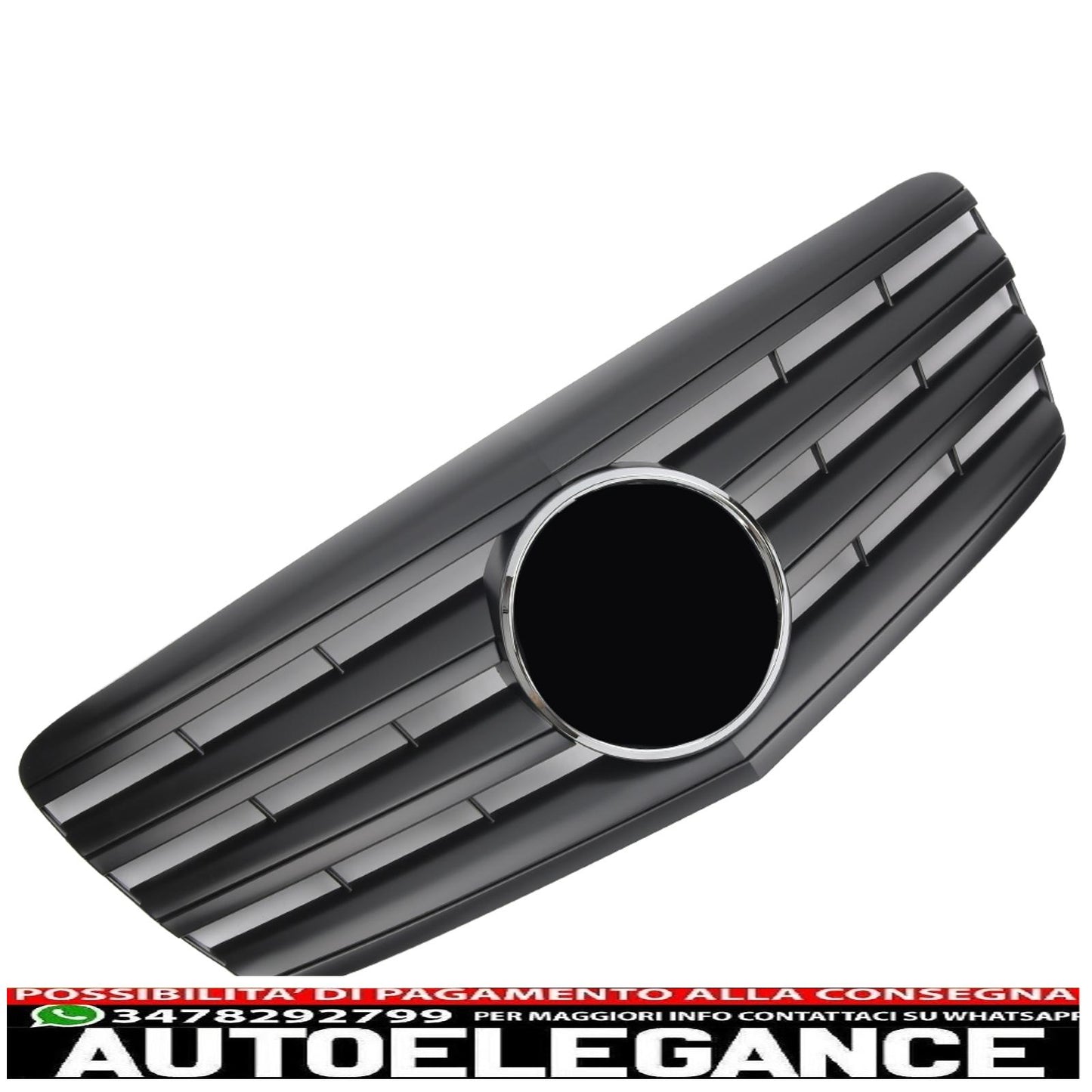 griglia sport griglia radiatore adatto per mercedes w211 s211 e 2006-2009 nero opaco-mostra il titolo originaletesto originalegrill sport kühlergrill passt für mercedes w211 s211 e 2006-2009 matt schwarz