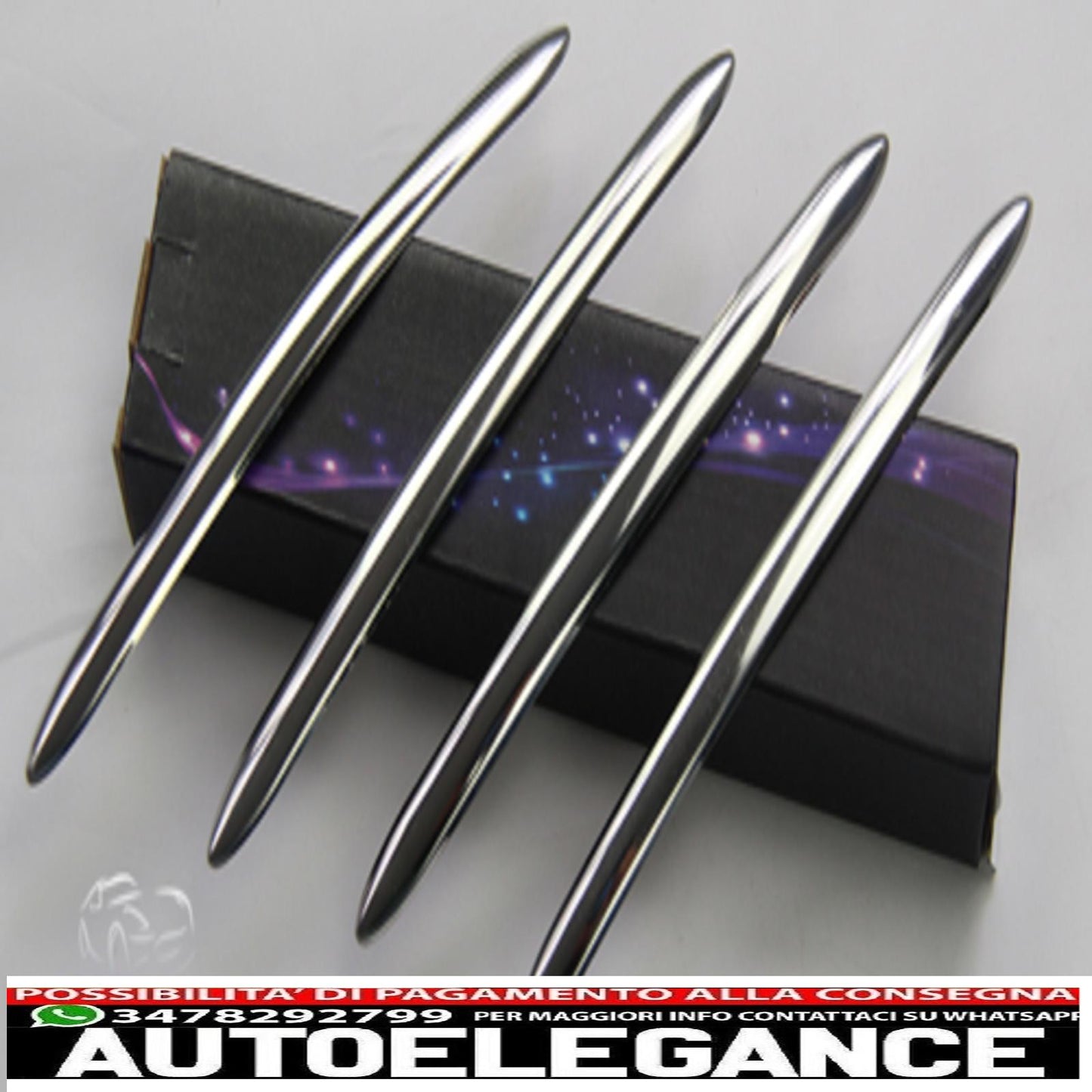 coperture impugnatura maniglia porta pannello cromato per bmw serie 5 f10 e f11-mostra il titolo originaletesto originaleturhandle cover maniglia cromata lunetta per bmw 5 serie f10 e f11 AUTOELEGANCERICAMBI