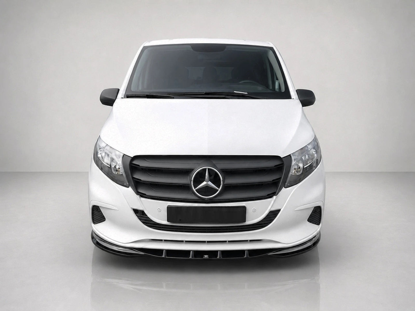 👉Splitter anteriore per Mercedes Vito W447 facelift (2024-) ABS nero lucido👈