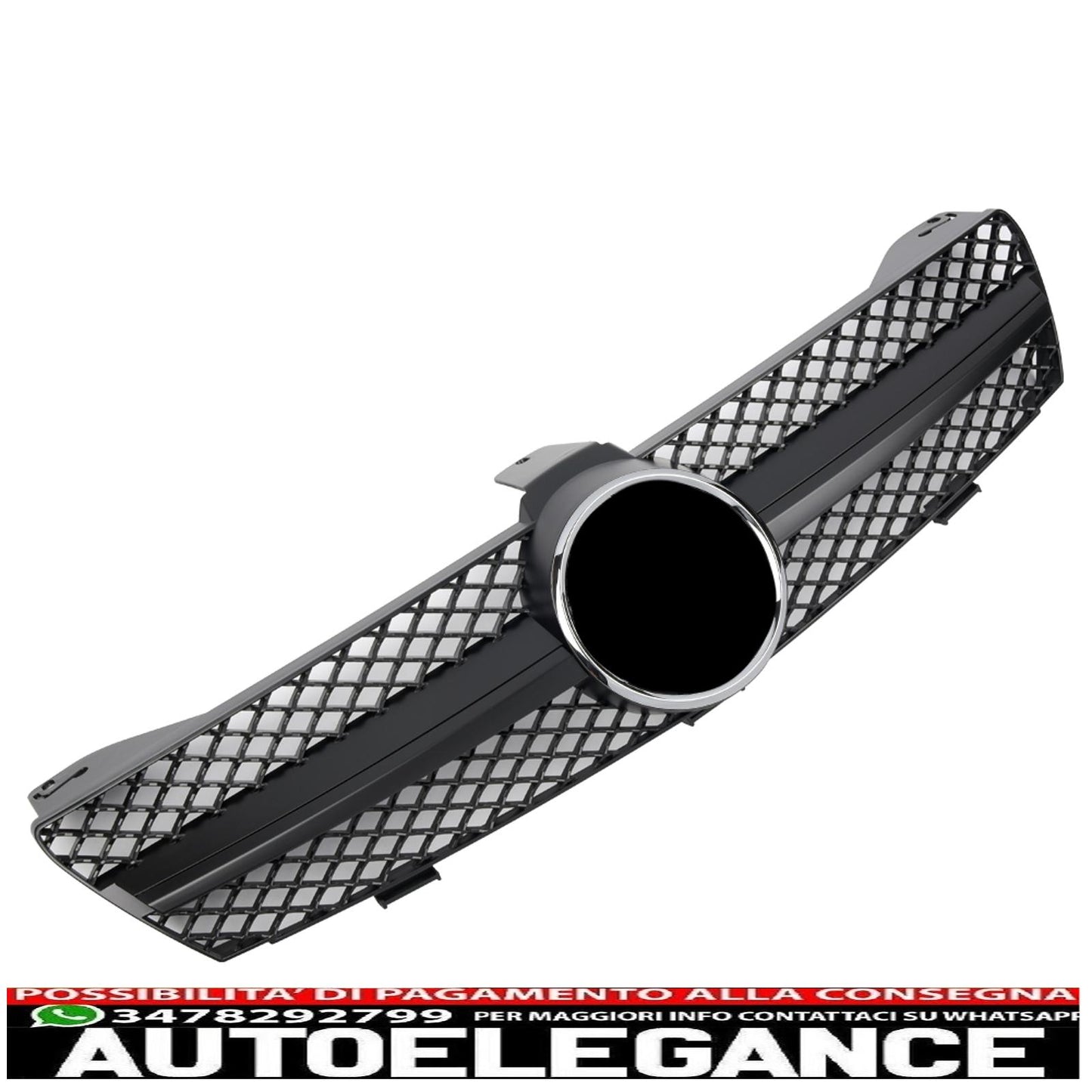 griglia sport griglia radiatore adatto per mercedes w219 cls 2004-2008 nero opaco-mostra il titolo originaletesto originalegrill sport kühlergrill passt für mercedes w219 cls 2004-2008 matt schwarz