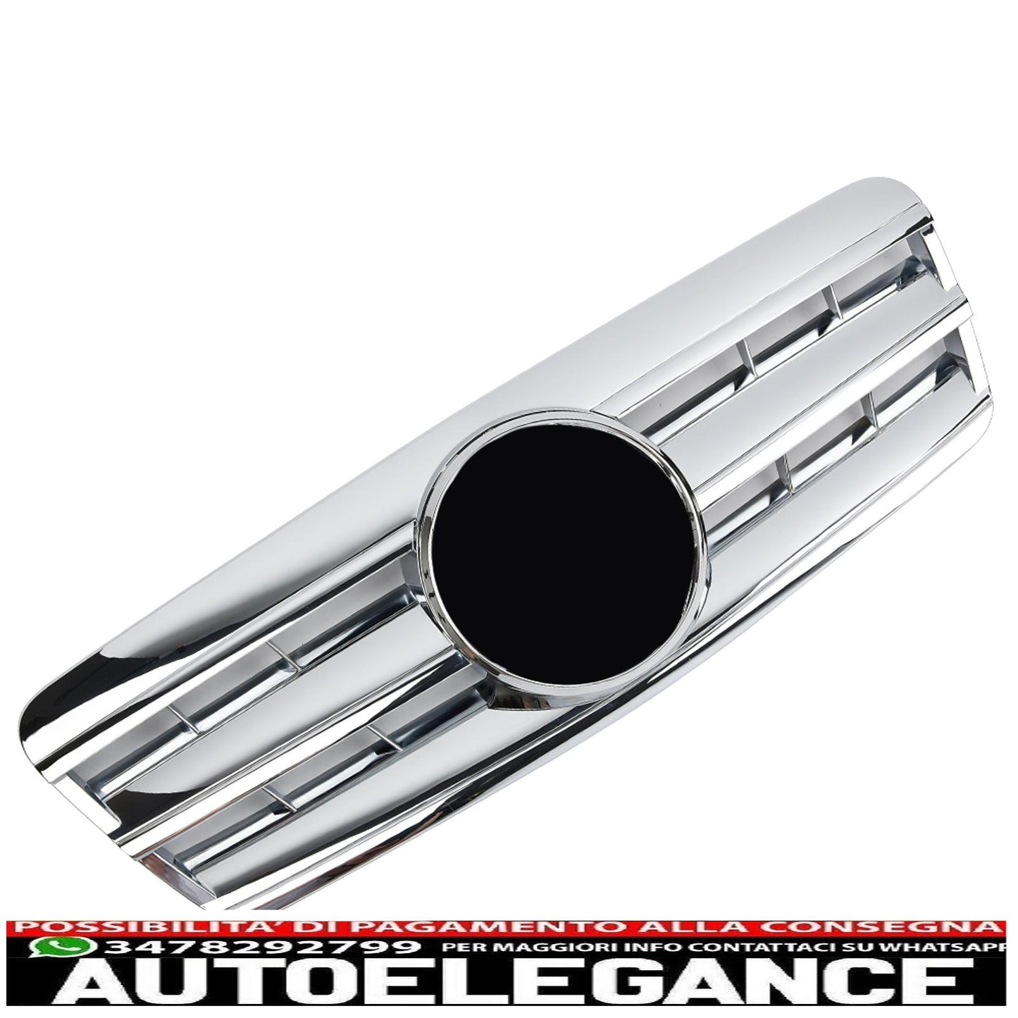 La griglia del radiatore sportiva è adatta per Mercedes C208 A208 CLK cromata
