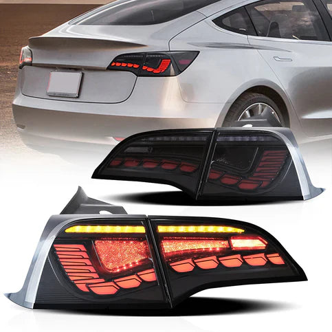 Fanali posteriori a LED per Tesla Model 3/Y 2017-2023 Ambra Indicatore di direzione